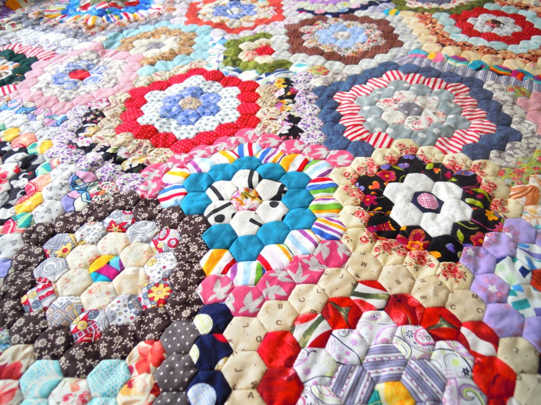 View of a portion of the quilt